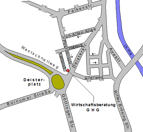 Lageplan Deisterplatz